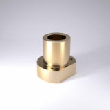 2091.71. - Flanged guide bush ECO-LINE, Bronze with solid lubricant rings, ISO 9448-4