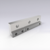 2961.30.55. - Retaining plate with sliding pad, Steel / Steel with sinterlayer, according to VW