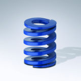 241.15. - High performance compression spring, MF, Colour Blue, DIN ISO 10243