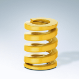241.17. - Molla ad elica di compressione speciale, XLF, Colore giallo, DIN ISO 10243