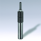 2470.20. .1 - Spring plunger, low maintenance, standard spring force, VDI 3004, Colour marking: yellow