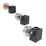 Mounted rollers
