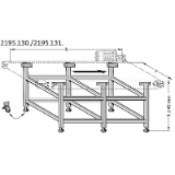2195.130./131. - Stand for conveyor belt, table frame